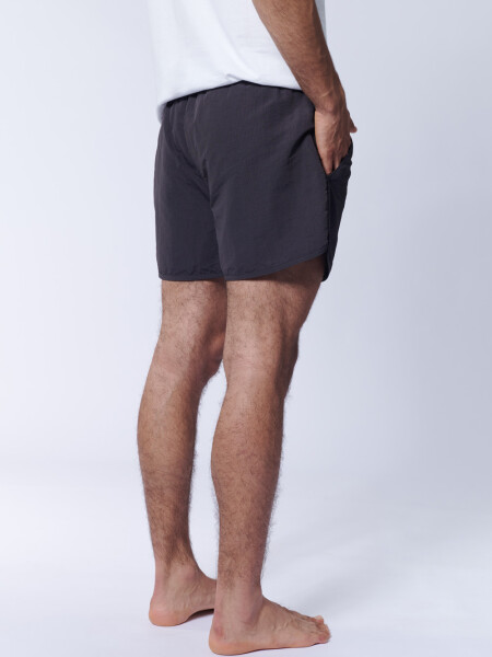 Short de baño runner Negro