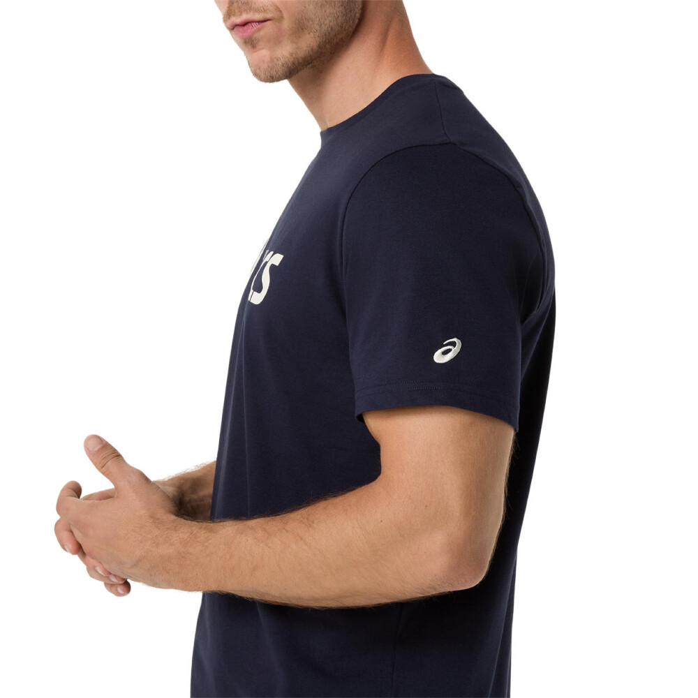 Polos Training Asics Logo Tee Hombre Midnight