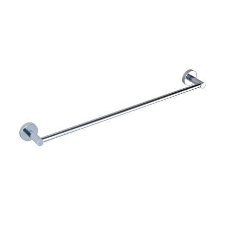 TOALLERO BARRAL METAL ZINC TERMINACION BRILLO COLOR CROMO CROMO