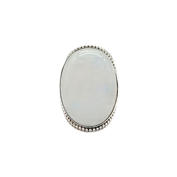 Anillo Oval-Plata 925-Piedra Luna-AN3083 conpiedra
