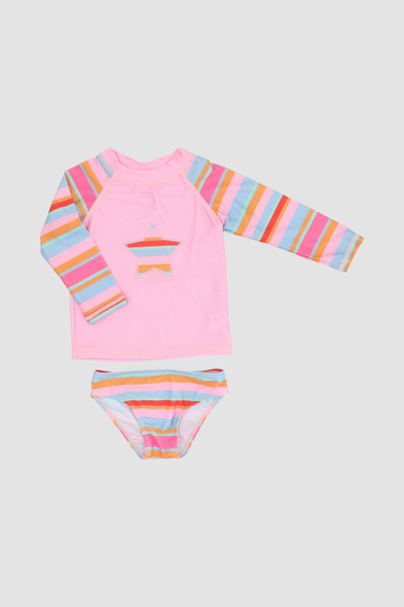 Conjunto playa 6-36m - Beige 