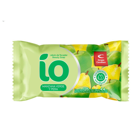 Jabón de Tocador IO 125grs Manzana Verde y Pera