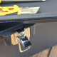 Caja de herramientas plástico con cerradura de metal NEGRO