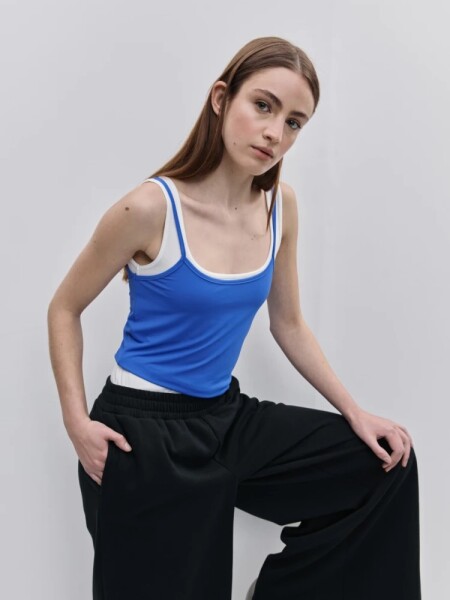 MUSCULOSA P.CAKE TULIPAN AZUL FRANC