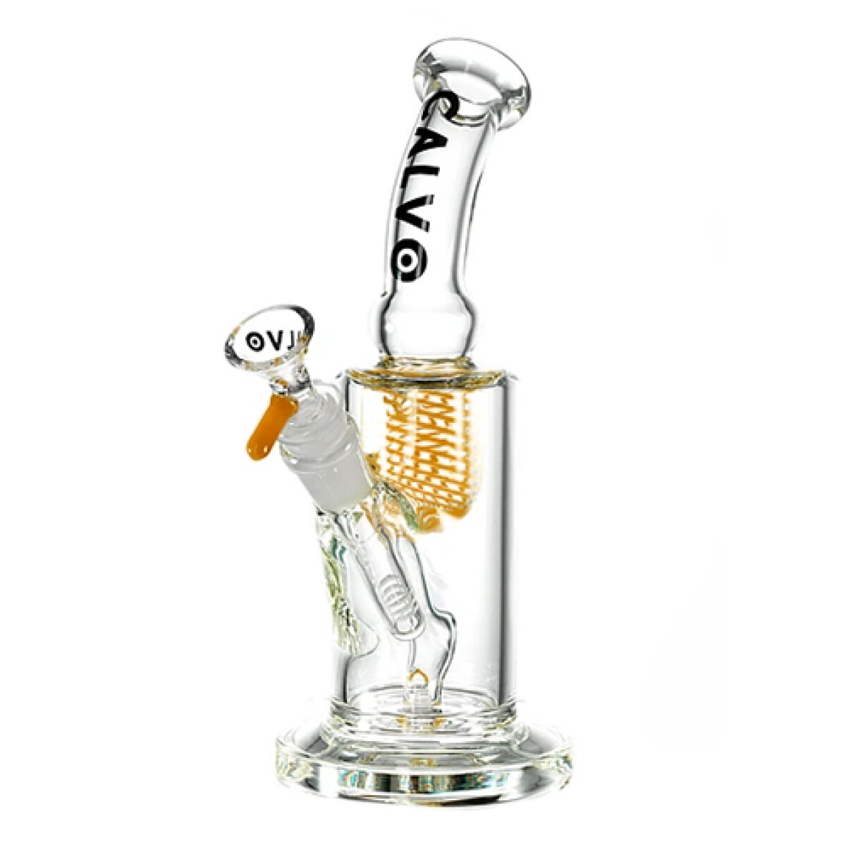 BONG CALVO GLASS INCYCLER 24CM - NARANJA 