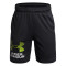 UA Tech Logo Shorts-GRN BLK-005