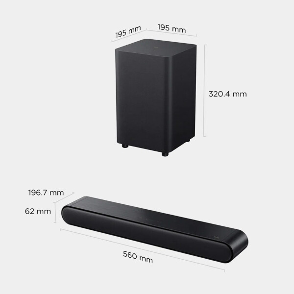 Barra De Sonido Tcl S642w De 2.1 Canales BARRA SONIDO TCL S642W 2.1 SUBWOOFER