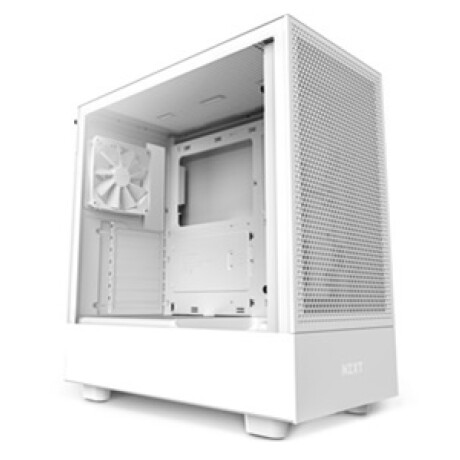 NZXT H series H5 Flow - Mid tower - placa ATX extendida - panel lateral con ventana (cristal templado) - sin fuente de alimentac NZXT H series H5 Flow - Mid tower - placa ATX extendida - panel lateral con ventana (cristal templado) - sin fuente de alimentac