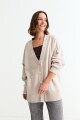 Cardigan oversized BEIGE