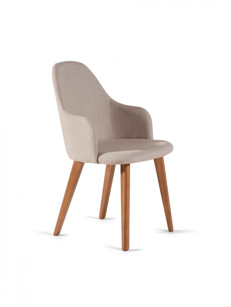 Solar SILLA SOLAR C/BR MADERA NATURAL Y TELA