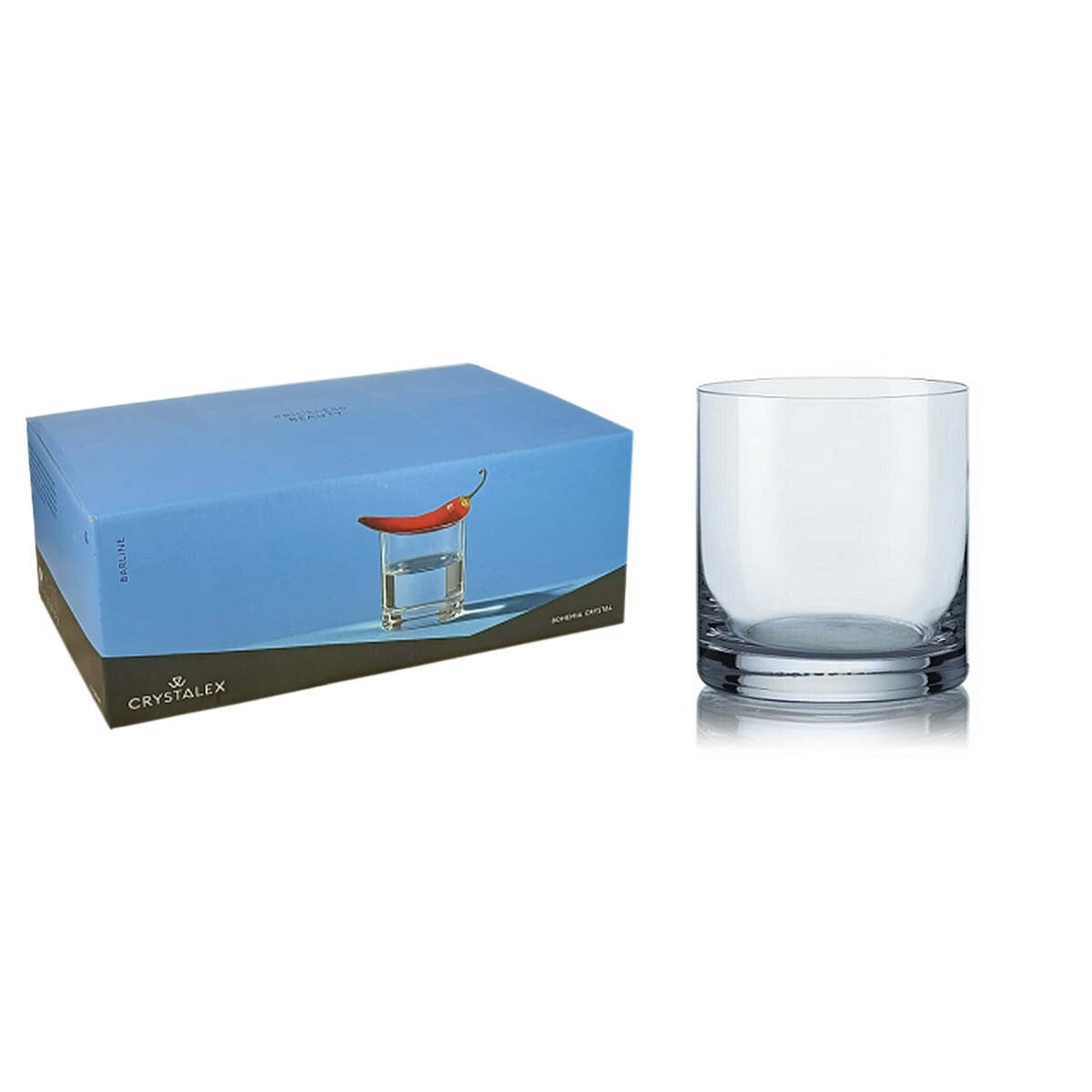 Set vasos Barline rock 280 ml x6 BOHEMIA 