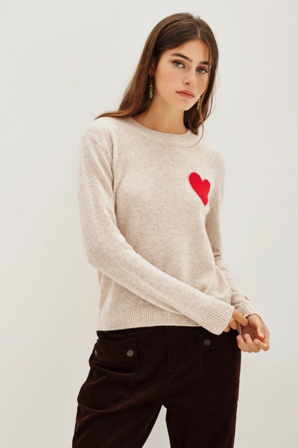 Sweater Coeur Crudo