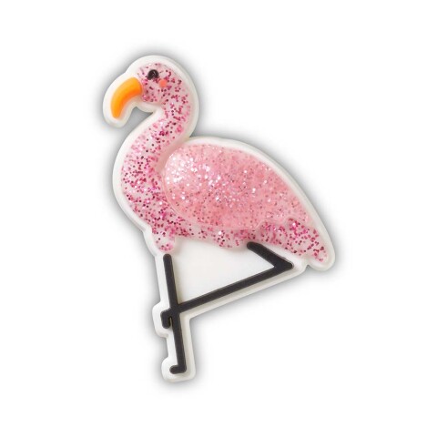 Jibbitz Sparkly Flamingo Multicolor