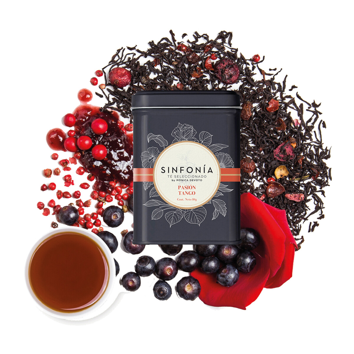 Té Pasión Tango Sinfonía 80g 