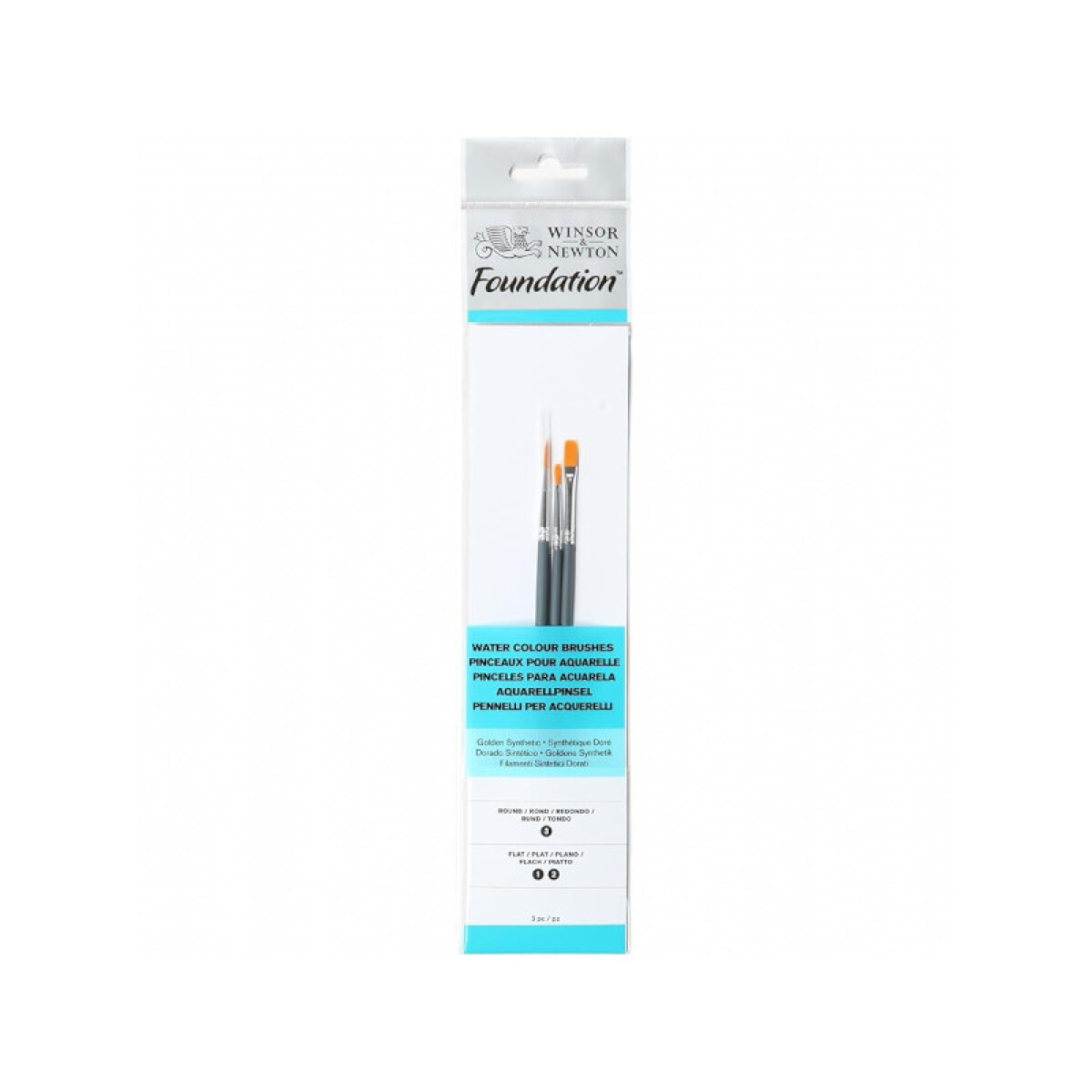 Set pinceles para Acuarela - Winsor & Newton - N. 3, 5 y 1 