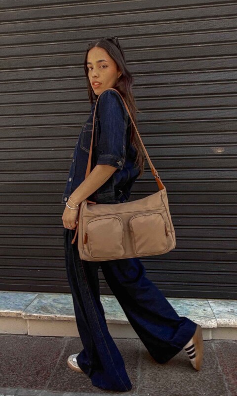 BANDOLERA MORRAL TAHINA NUEZ C/SUELA