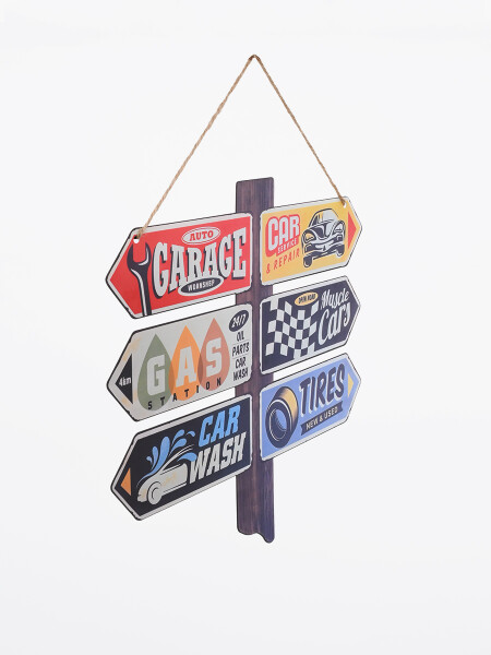 CARTEL GARAGE ESTAMPADO 1