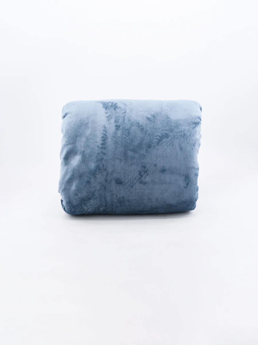 MANTA SHERPA - AZUL OSCURO 