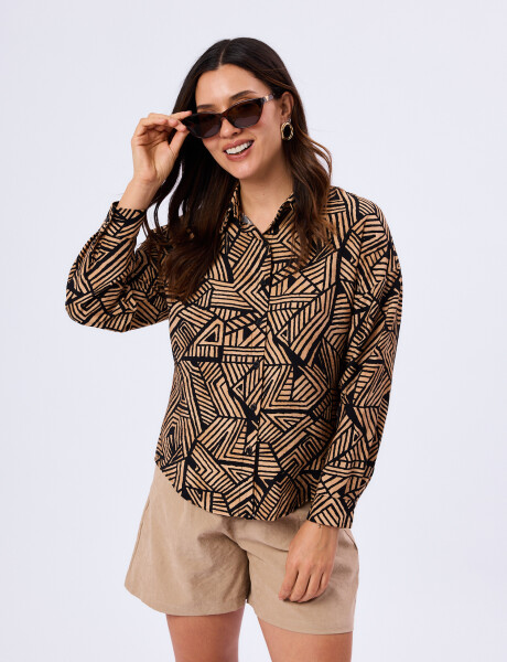 Camisa estampada Malena Camisa estampada Malena