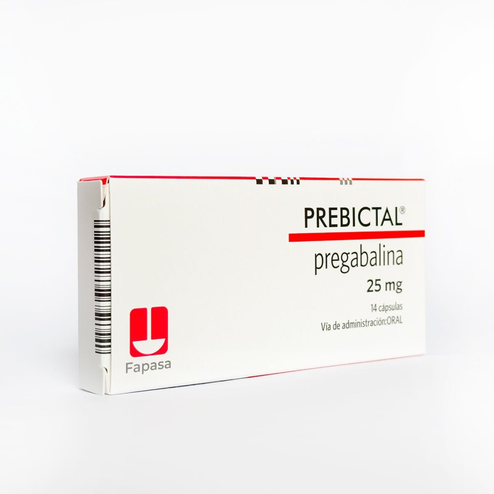 PREBICTAL 25 MG. CJ X 14 CAPS. única