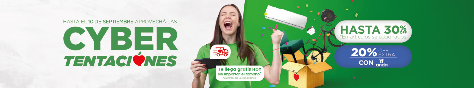 Cybertentaciones: ofertas CyberFEST hasta el 10 de septiembre