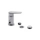 Griferia De Bidet Monocomando Linea Zoe Fv C/desague Cromo