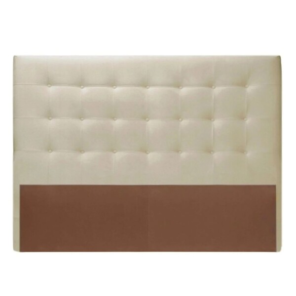 RESPALDO 2 PLAZAS (1.60 MTS) - TAPIZADO EN PU COLOR PERLA RESPALDO 2 PLAZAS (1.60 MTS) - TAPIZADO EN PU COLOR PERLA
