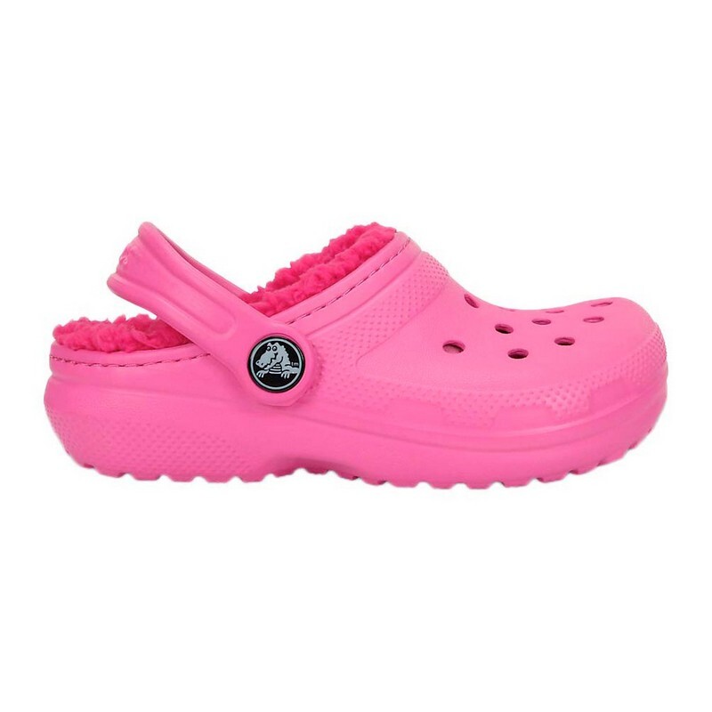 Crocs Classic Lined Pantuflas Rosa