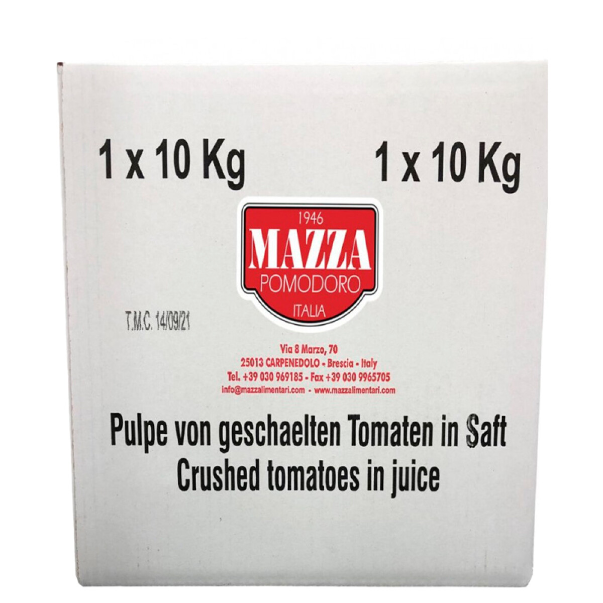 Pulpa de Tomate - 10 kg 