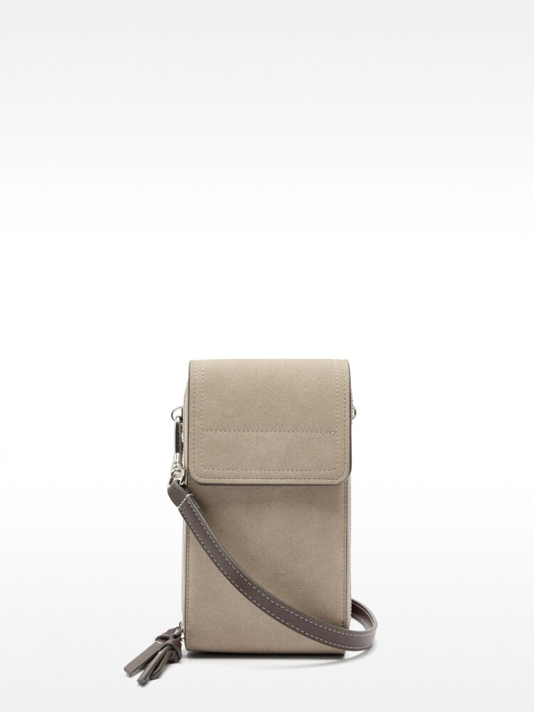 Bolso Para Móvil Efecto Piel beige