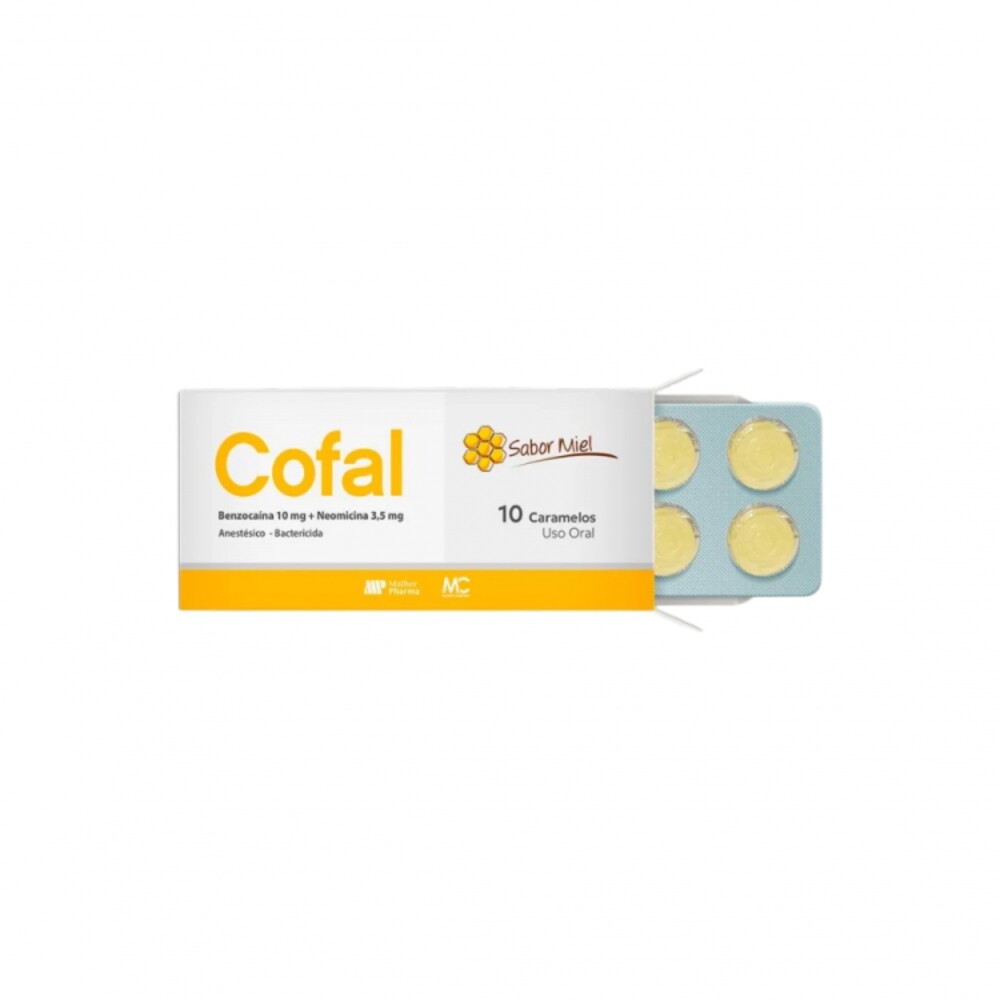 COFAL MIEL CJ X 10 CARAMELOS única