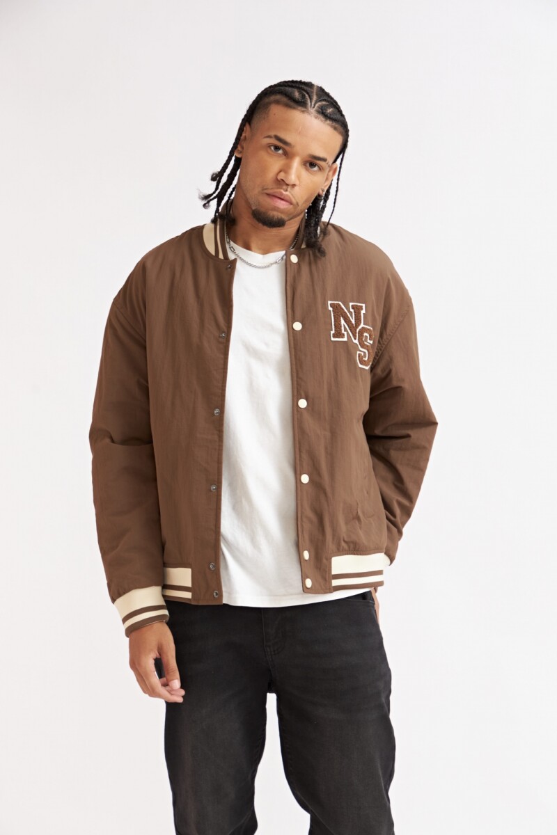 CAMPERA COLLAGE - MARRON 