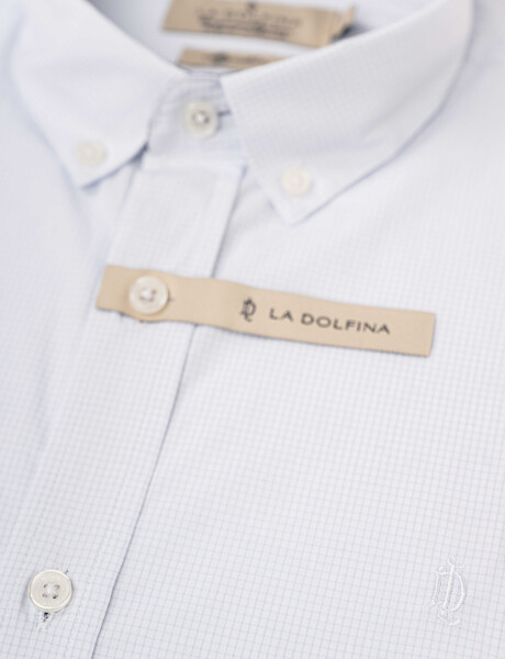 Camisa m/l micro cuadros Camisa m/l micro cuadros