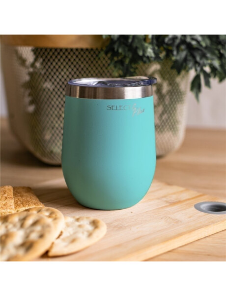 VASO/MATE TERMICO C/TAPA AC.INOX 350ML TURQUESA VASO/MATE TERMICO C/TAPA AC.INOX 350ML TURQUESA
