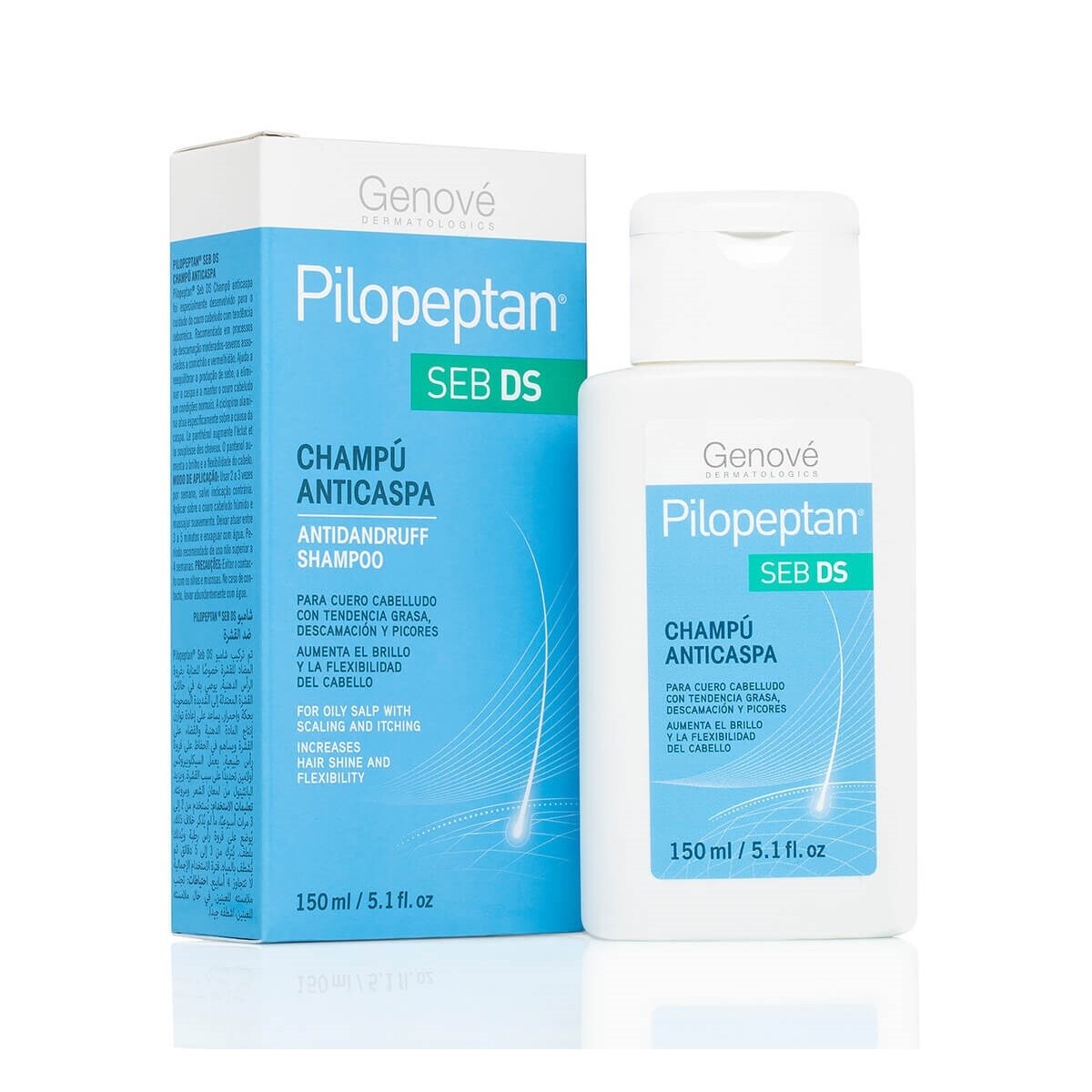 Shampoo Seb Ds Anticaspa Pilopeptan 150 Ml. 