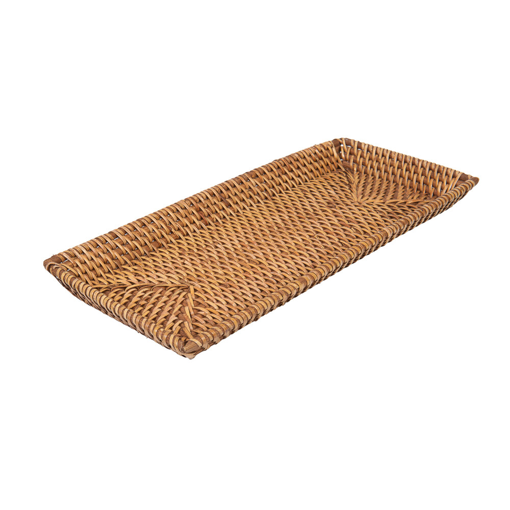 BANDEJA RATTAN MARRON TRT 2117