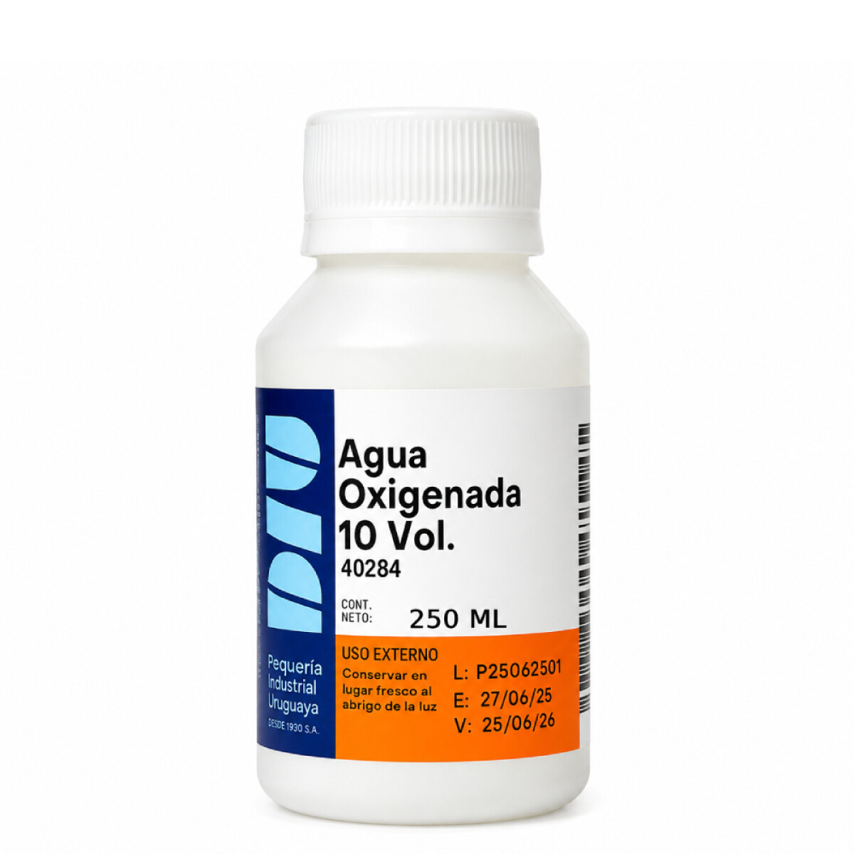 Agua Oxigenada DIU 10 Volúmenes 250ml 