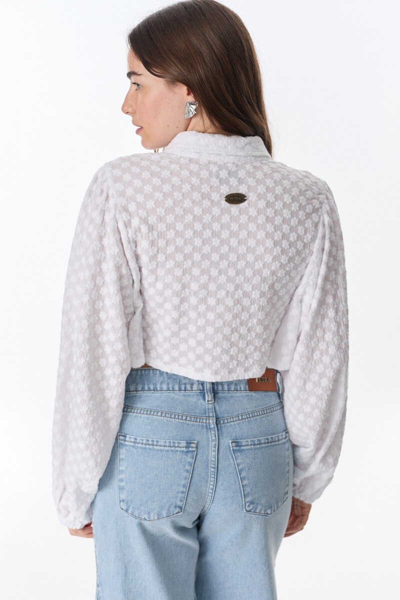 Top Mona Blanco Broderie