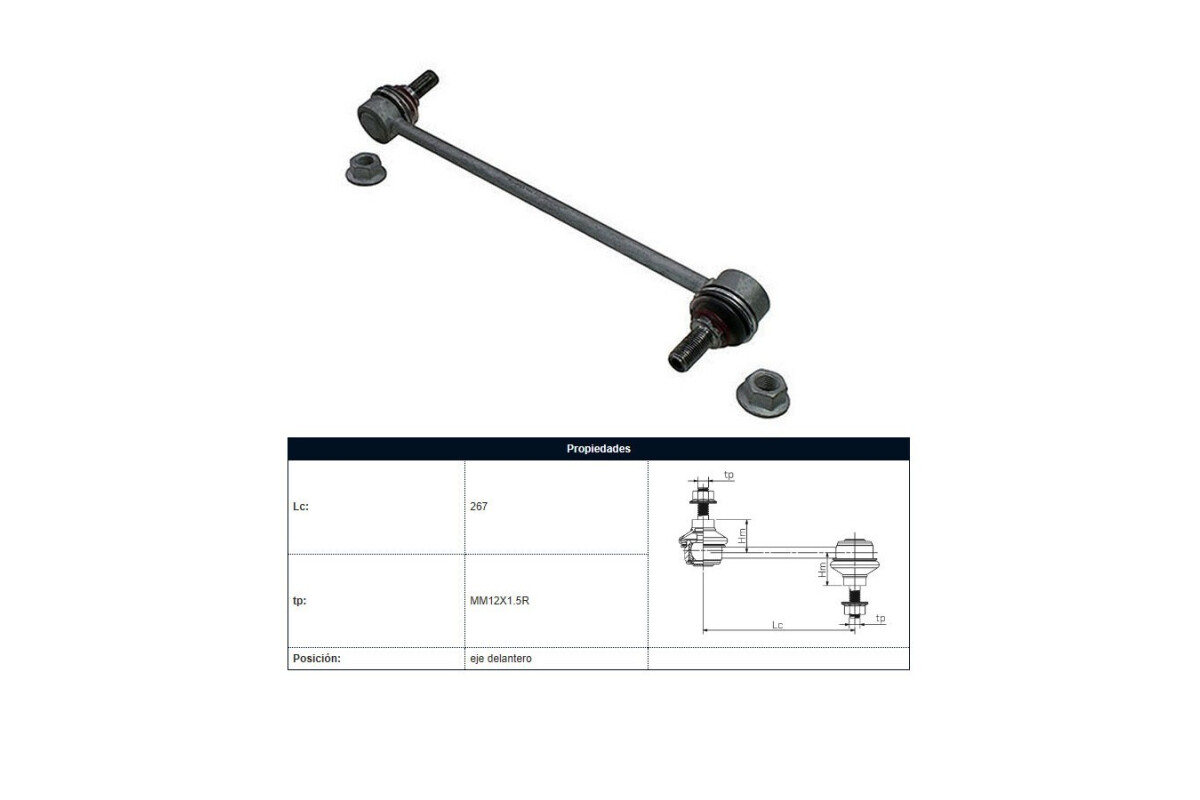 Bieleta Hyundai Tucson, Kia Sportage 11-25 Der/Izq Bieleta Hyundai Tucson, Kia Sportage 11-25 Der/Izq