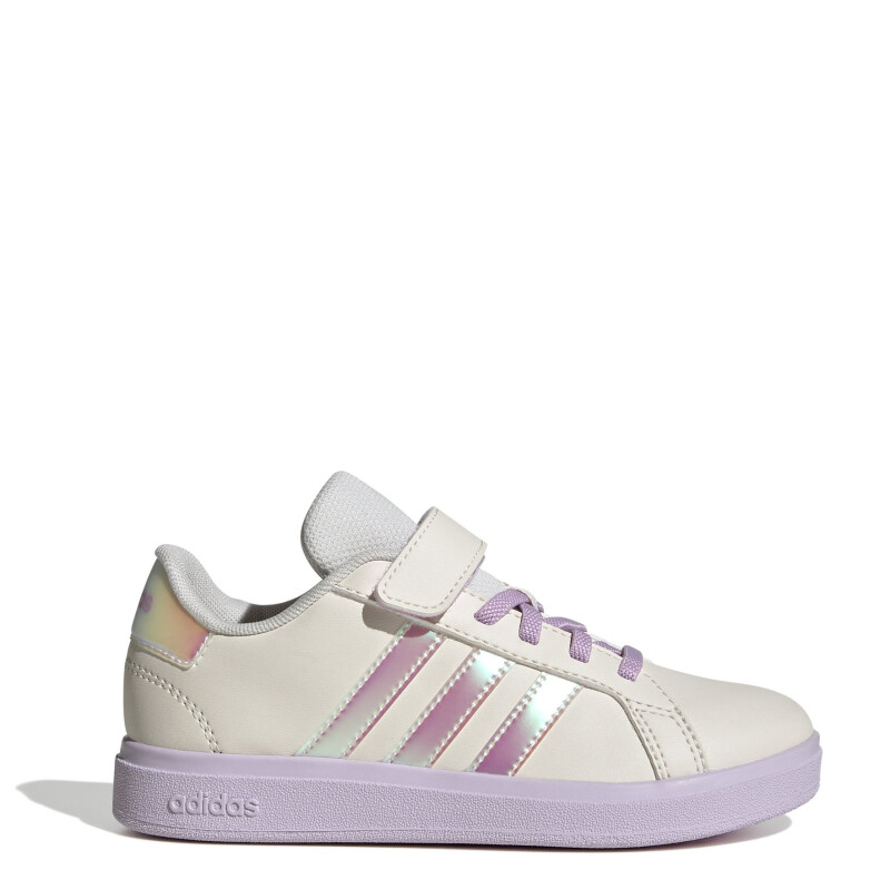 Championes Infantiles Adidas Grand Court 2.0 Natural - Lila