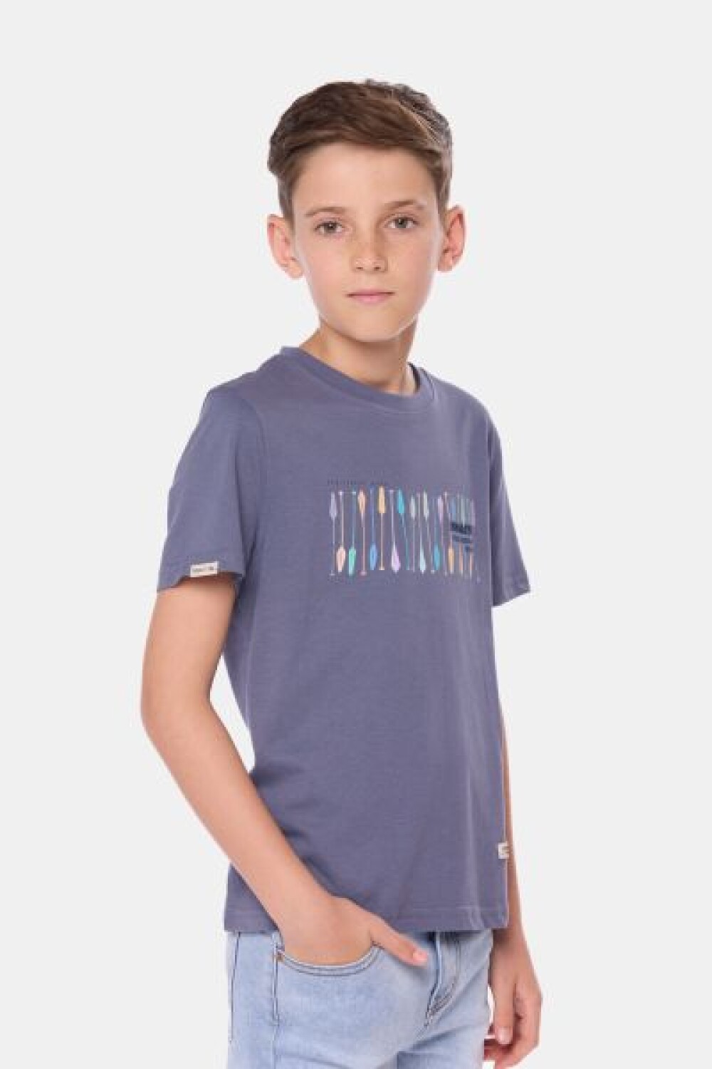 REMERA ESTAMPADA Lila