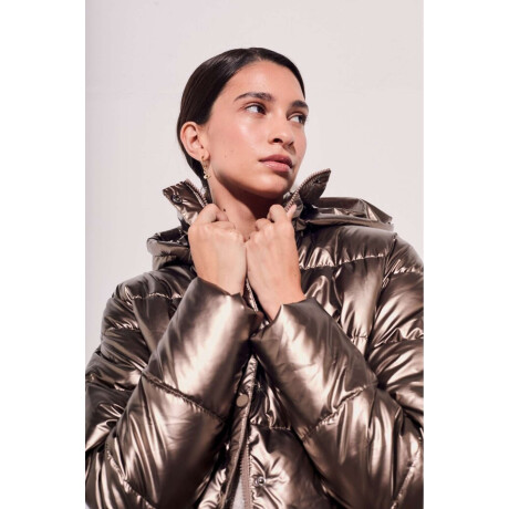 Campera Engomada Water Repellent Cobre