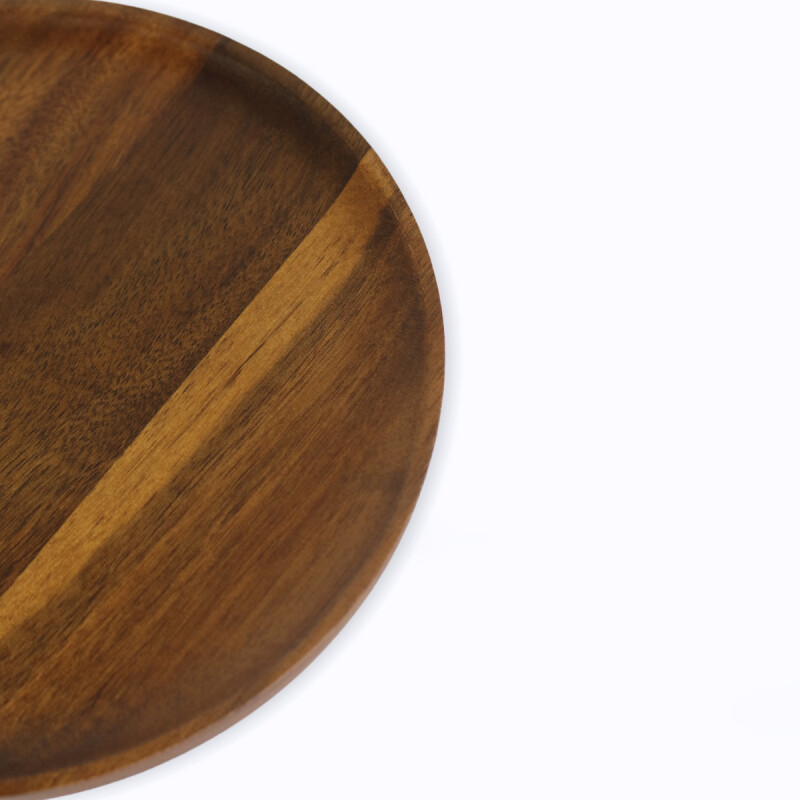 BANDEJA RED MADERA C/BASE 21.5X9.5CM Unica