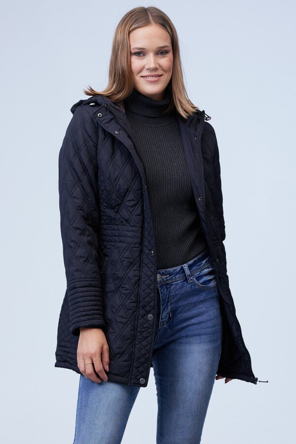 Campera Capitoneada NEGRO