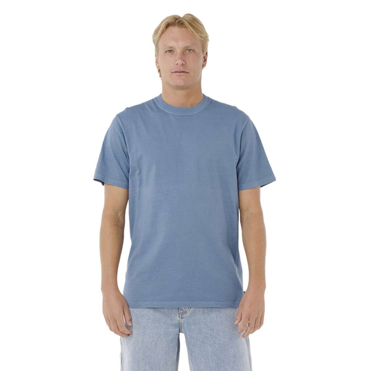 Remera Rip Curl Plain Wash Tee - Azul 