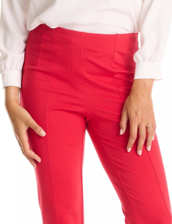 Pantalon Pespunte ROJO