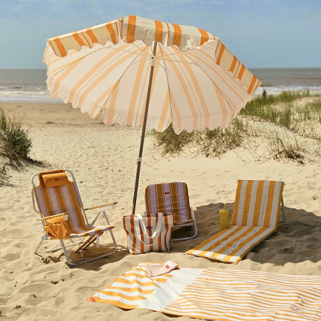 Reposera playa plegable con correa Club Petates Amarillo