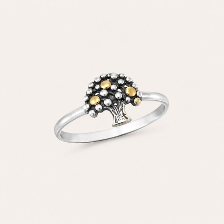 Anillo Árbol - Plata y Oro Anillo Árbol - Plata y Oro