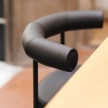 Banqueta Vegan Leather Negro