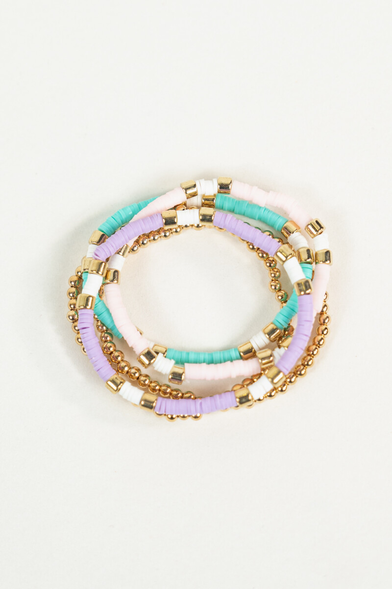 Pulsera Set X5 Piezas - Estampado 1 